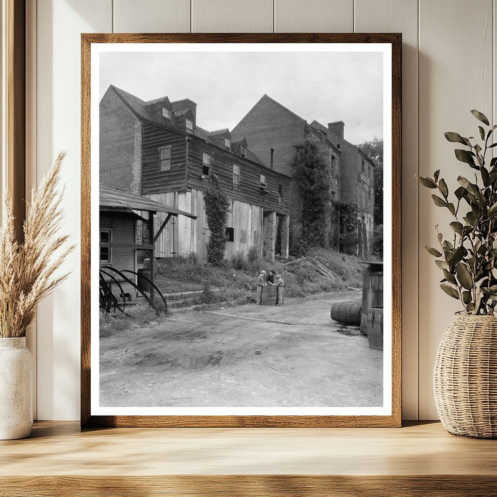 Fredericksburg VA Barrel Factory Photo, 20th Century