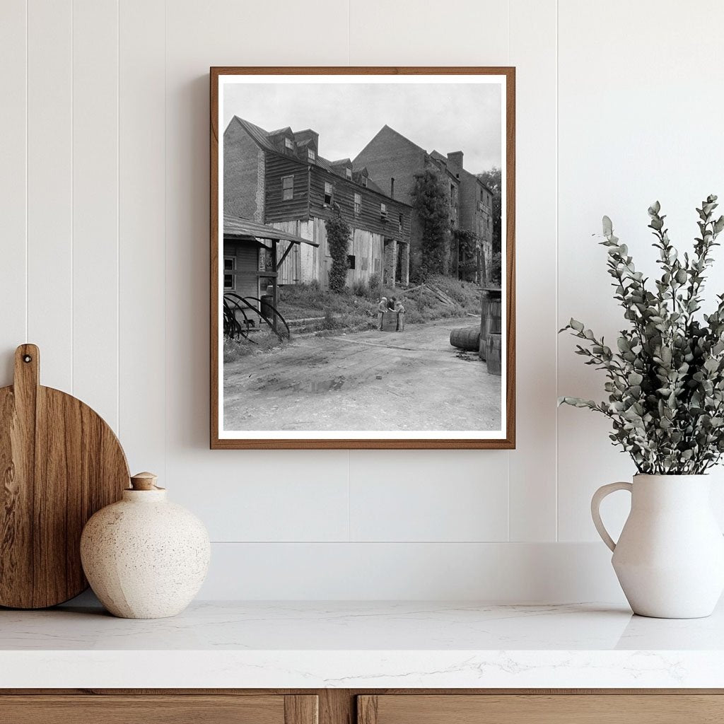 Fredericksburg VA Barrel Factory Photo, 20th Century
