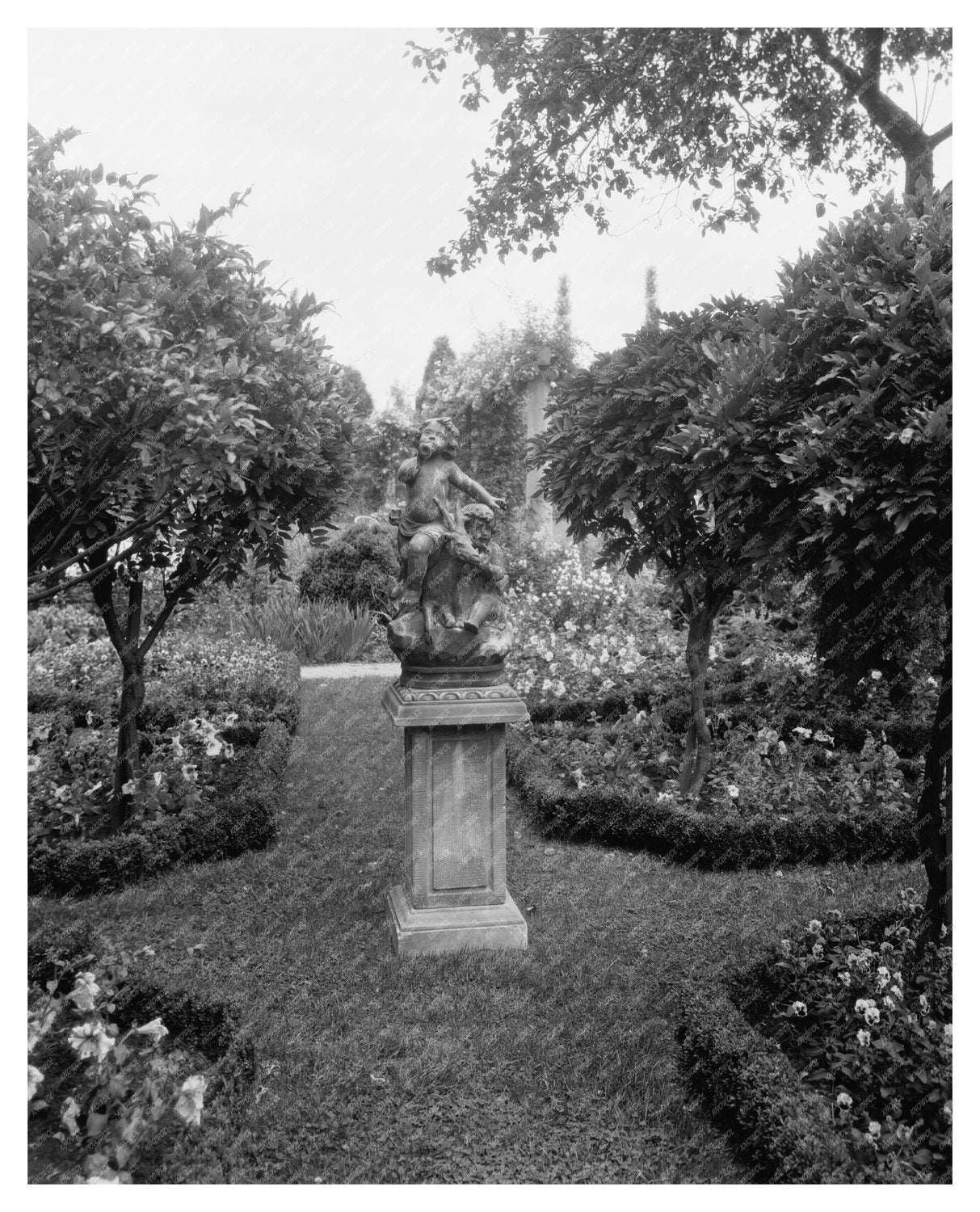 Stafford County, VA Estate Gardens, Early 20th Century