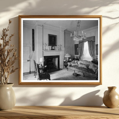 Chatham Estate Interior, Stafford County VA, 1915
