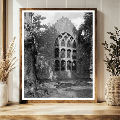 Old Church Tower in Jamestown, Virginia - Historic Photo 193