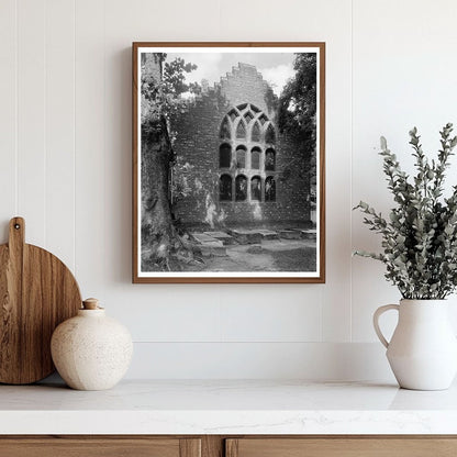 Old Church Tower in Jamestown, Virginia - Historic Photo 193