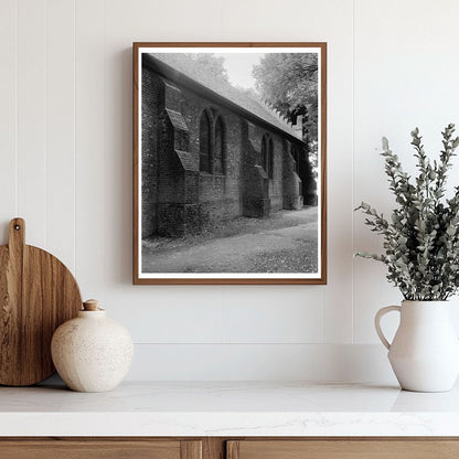 Old Church Tower, Jamestown VA, Historic Image 1639