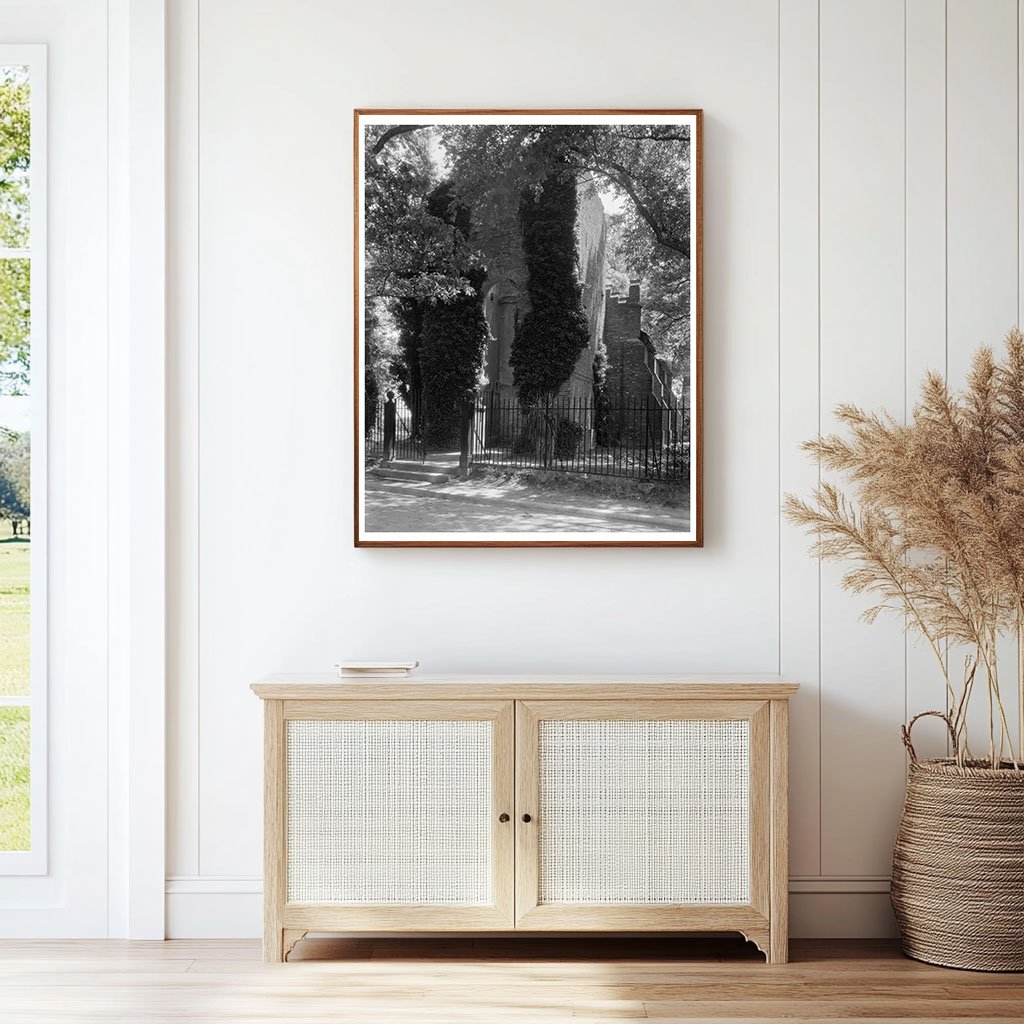 Old Church Tower in Jamestown, Virginia - 1639 History