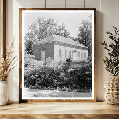 Brunswick Parish Church, Comorn, VA, 1930 Vintage Photo