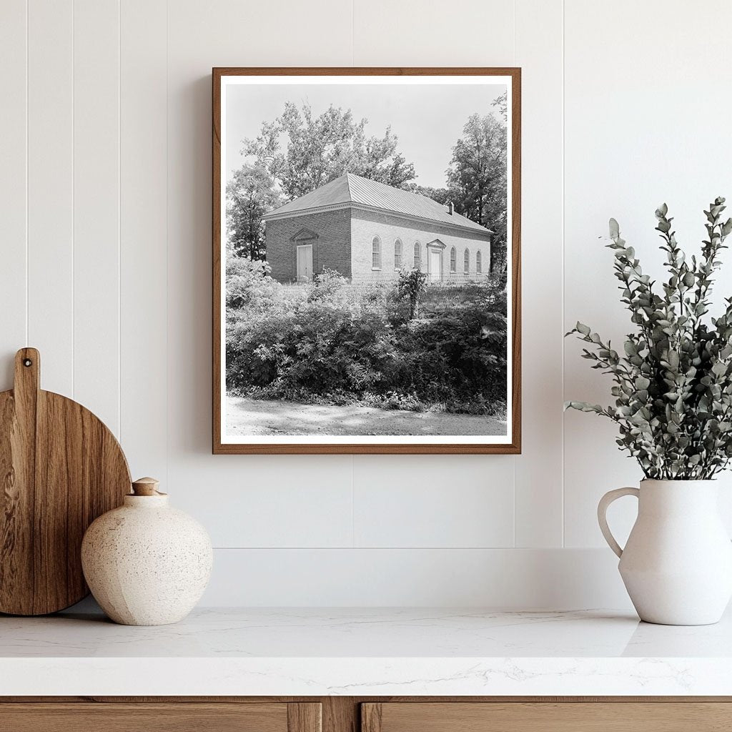 Brunswick Parish Church, Comorn, VA, 1930 Vintage Photo