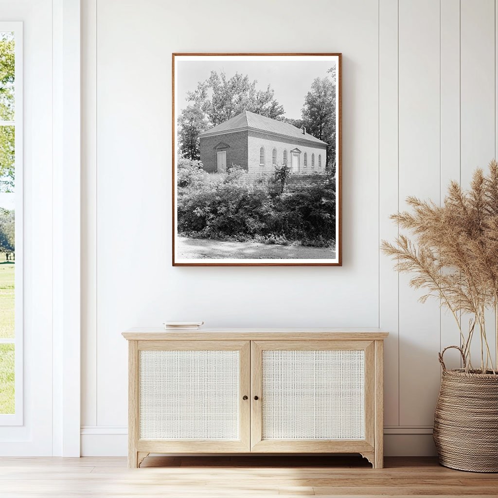 Brunswick Parish Church, Comorn, VA, 1930 Vintage Photo