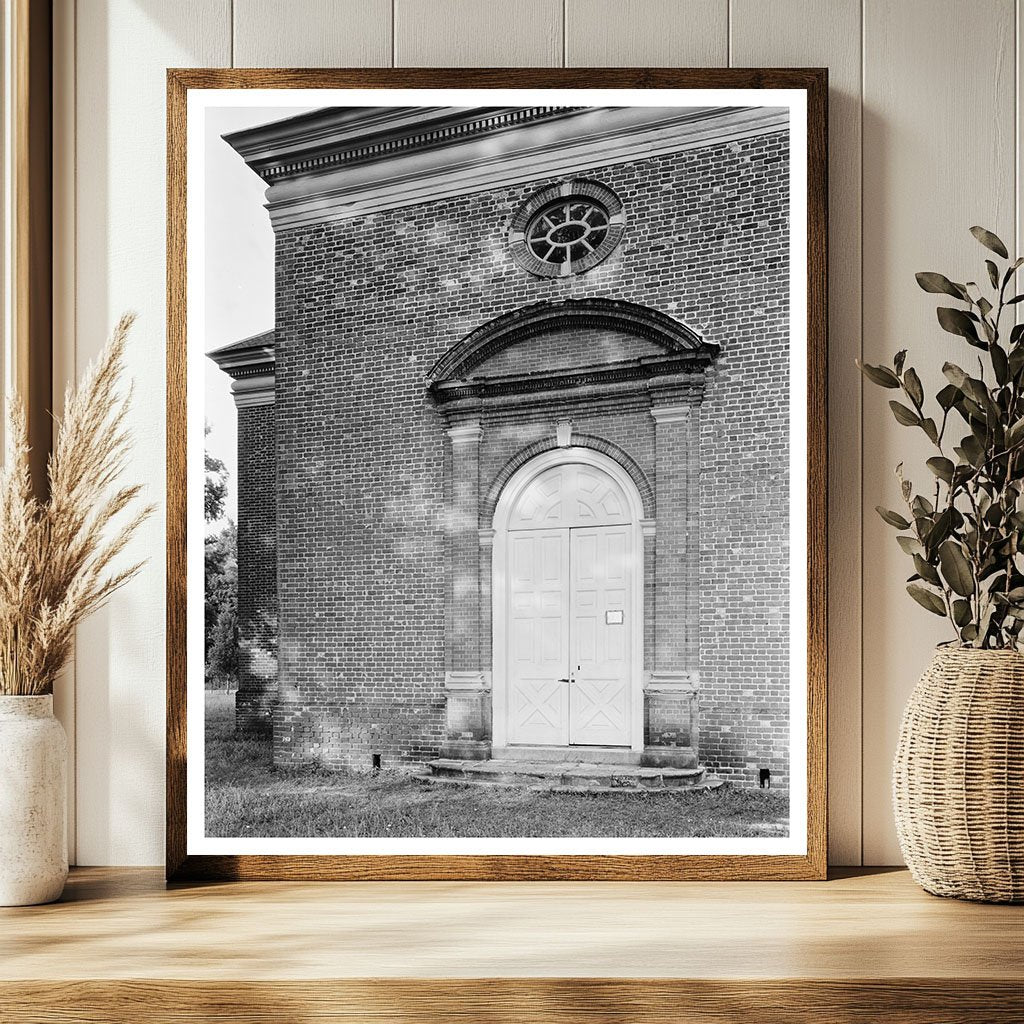 Kilmarnock Church, Lancaster County, VA, 1669 Historic Photo