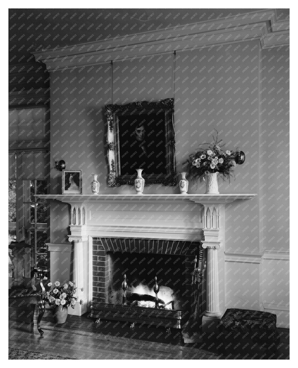 1822 Vintage Photo of Leesburg, Virginia Architecture
