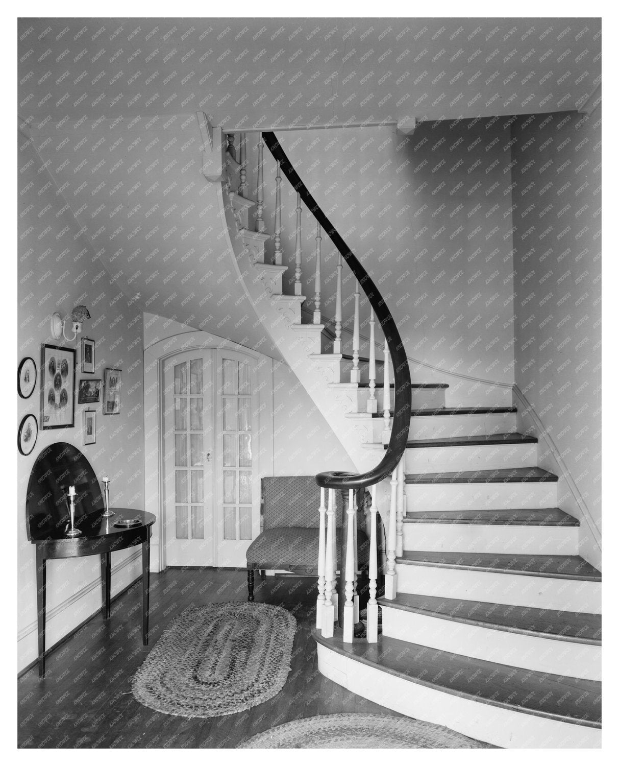 Vintage Architecture in Leesburg, Virginia, 1953