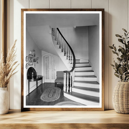 Vintage Architecture in Leesburg, Virginia, 1953