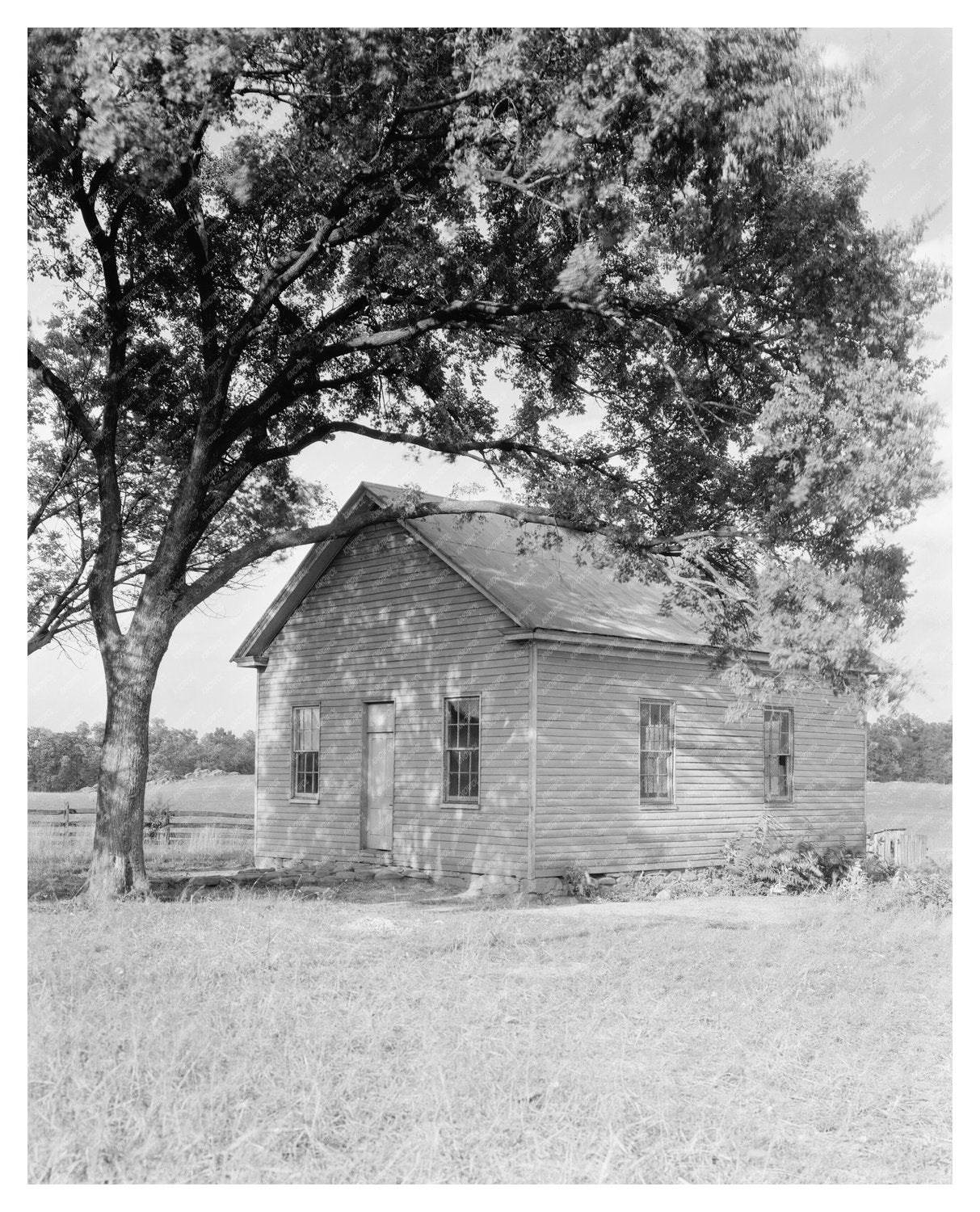 One-Room Schoolhouse in Leesburg, VA, Early 1900s