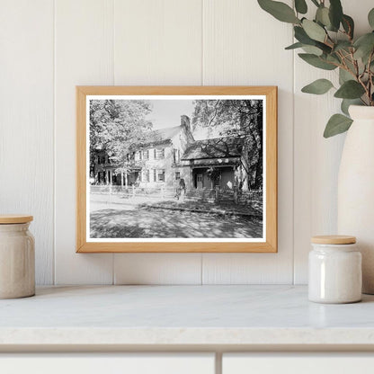 1953 Leesburg Virginia Vintage Architectural Photograph