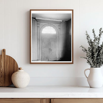 Vintage Doorway in Leesburg, VA - Carnegie Survey 1910s