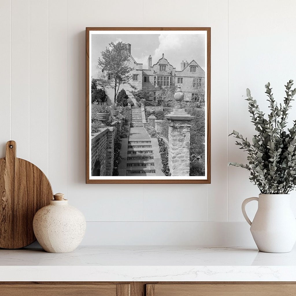 Historic Mansion in Henrico County, Richmond VA, 1953