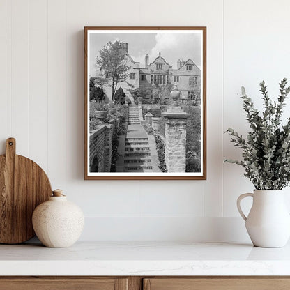 Historic Mansion in Henrico County, Richmond VA, 1953