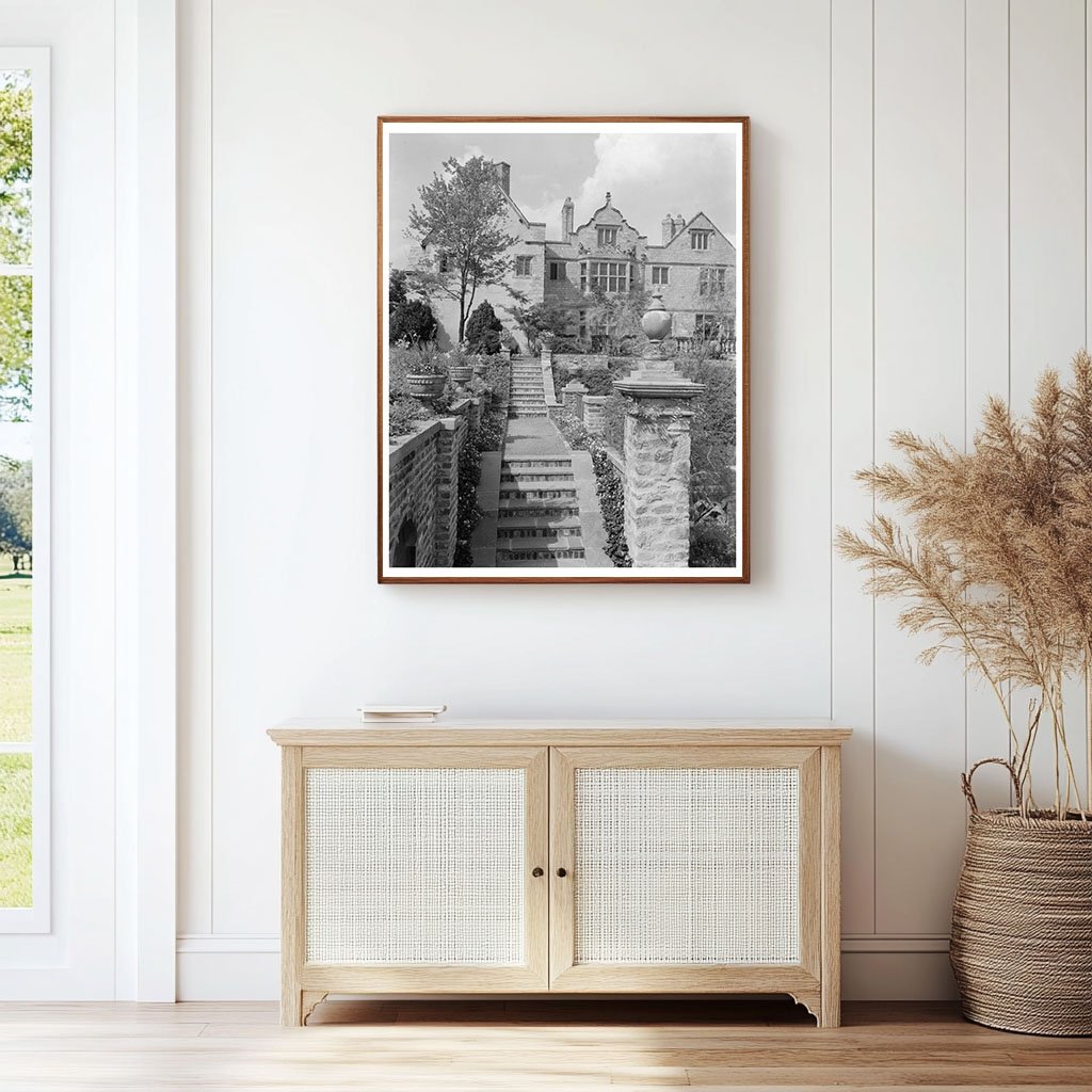 Historic Mansion in Henrico County, Richmond VA, 1953