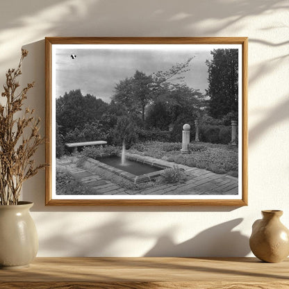 Richmond, VA Garden Scene - Early 20th Century Photo