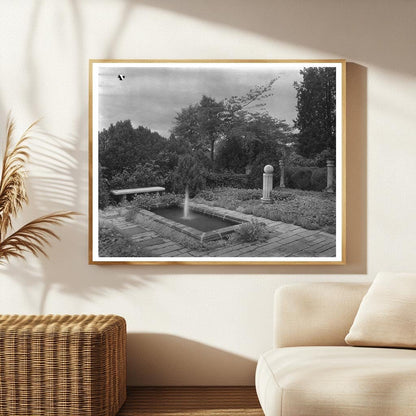 Richmond, VA Garden Scene - Early 20th Century Photo