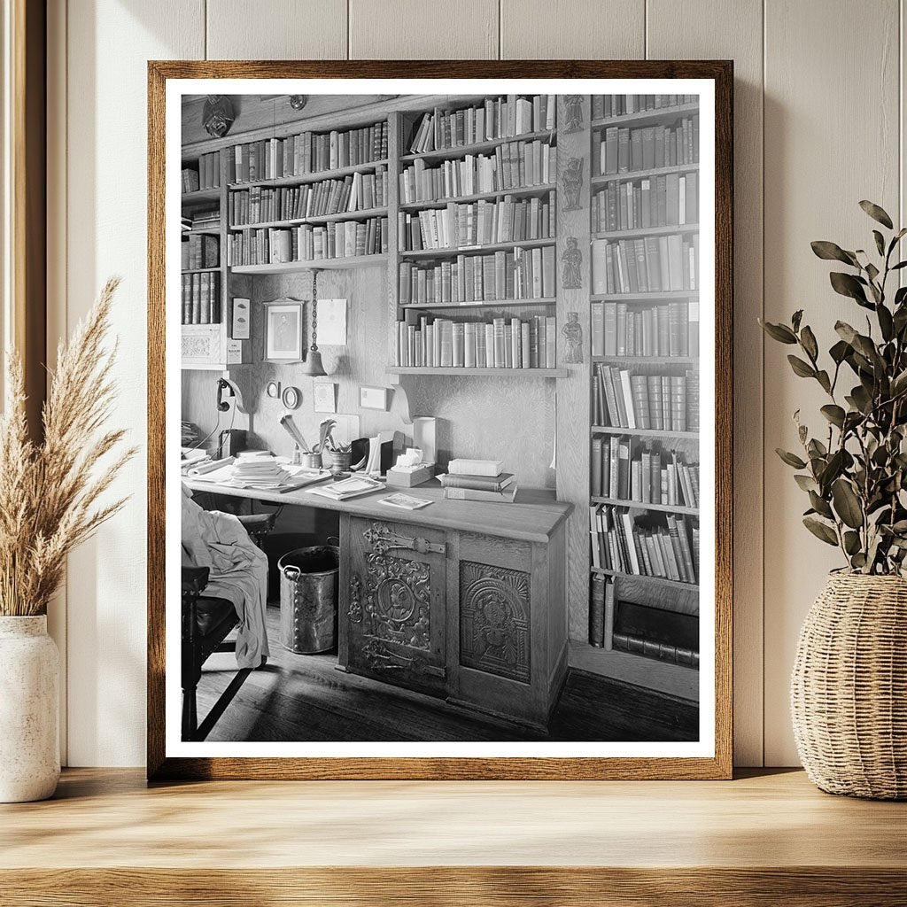 Vintage Library Interior - Richmond, VA, Early 20th Century