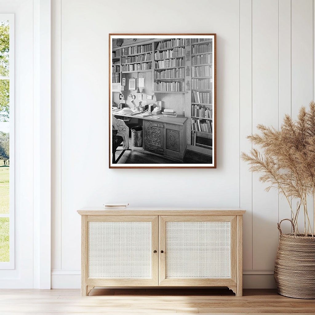 Vintage Library Interior - Richmond, VA, Early 20th Century