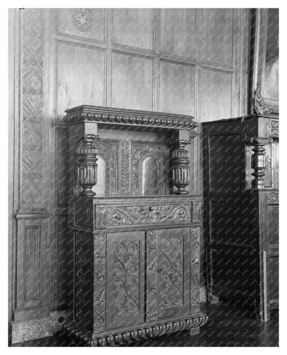 Tudor Interior in Richmond, VA - Early 20th Century Photo