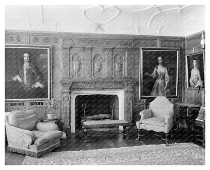 Historic Home Interiors in Richmond, Virginia, 1953