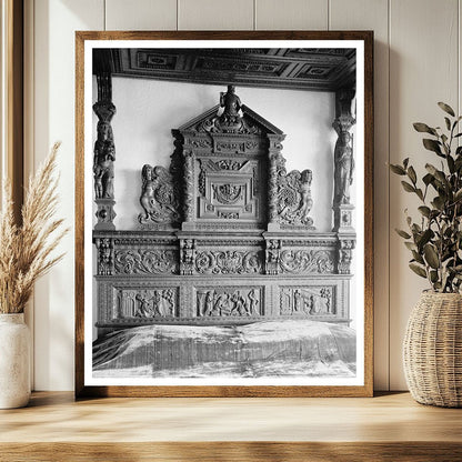 Richmond VA Interior Scene, Early 1900s Vintage Photo