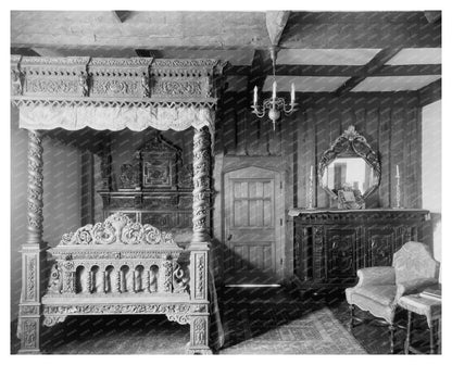 Richmond VA Canopy Bed Photo 1953 Architectural History