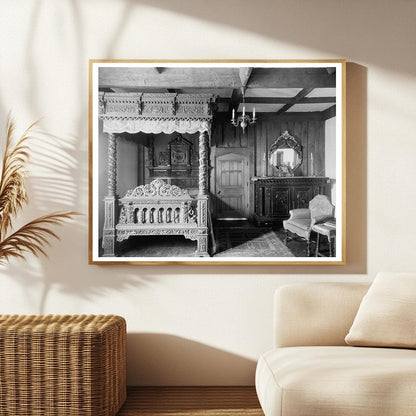 Richmond VA Canopy Bed Photo 1953 Architectural History