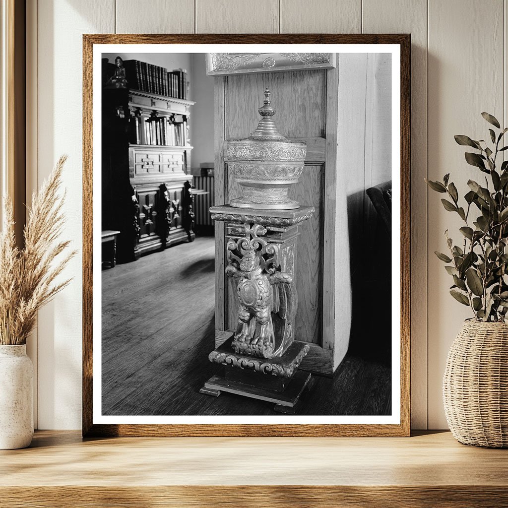 Vintage Interior Scene, Richmond VA, Early 1900s