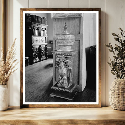 Vintage Interior Scene, Richmond VA, Early 1900s