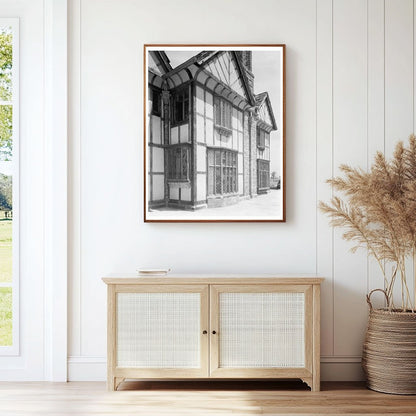 Richmond VA Vintage Home Architecture Photo 1953