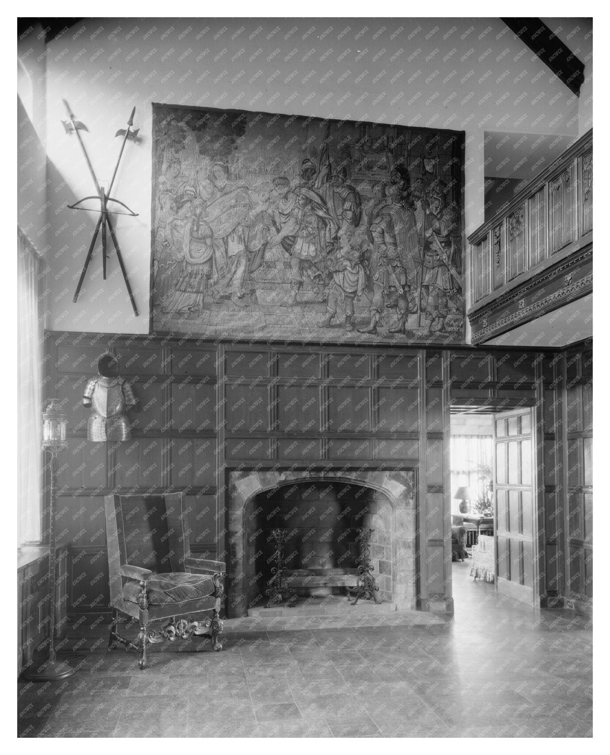 Vintage Photograph of Richmond, VA Interiors, 1953