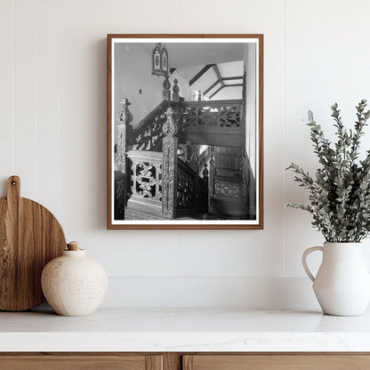 Vintage Staircase in Richmond, Virginia - 20th Century Photo
