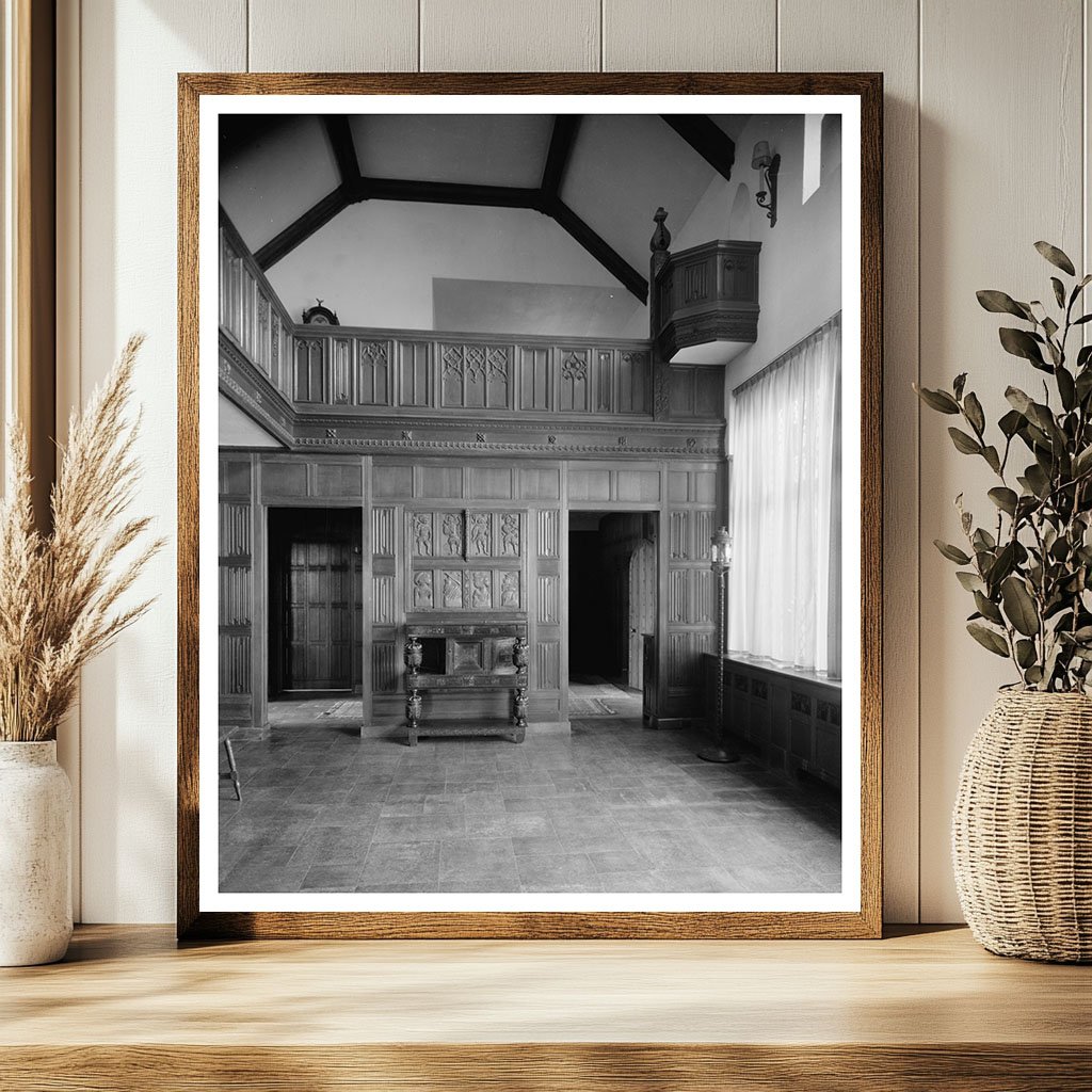 Richmond VA Interior Woodwork Photo, 20th Century