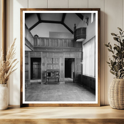 Richmond VA Interior Woodwork Photo, 20th Century