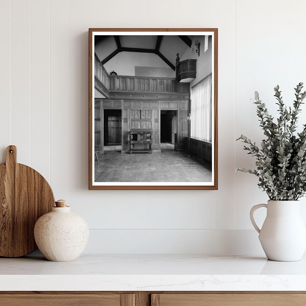 Richmond VA Interior Woodwork Photo, 20th Century