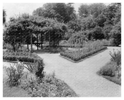 Gazebo in Richmond, Virginia Garden - 20th Century Photo
