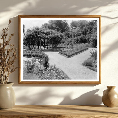 Gazebo in Richmond, Virginia Garden - 20th Century Photo