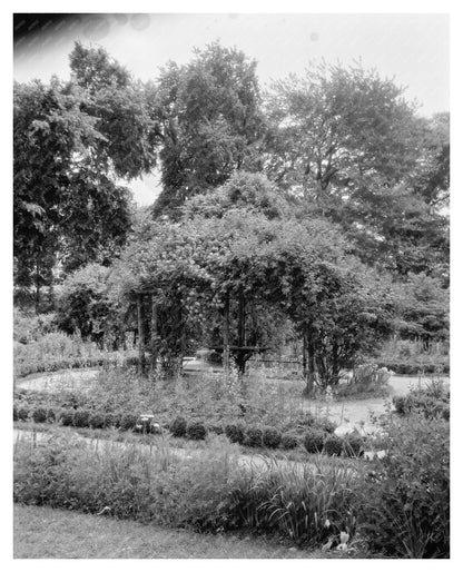 Gazebo in Richmond, Virginia Garden, 20th Century