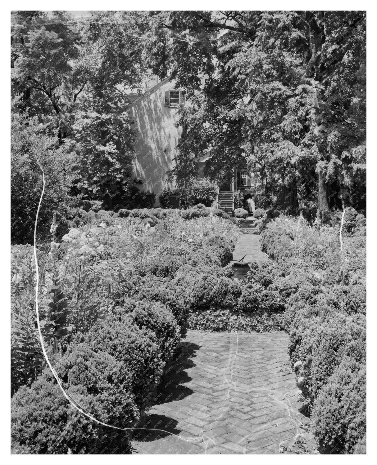 Old Brick House, Richmond VA, 1791 - Historic Photo
