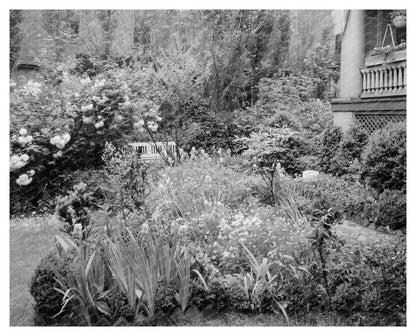 Richmond VA Garden Photo, Carnegie Survey, 20th Century
