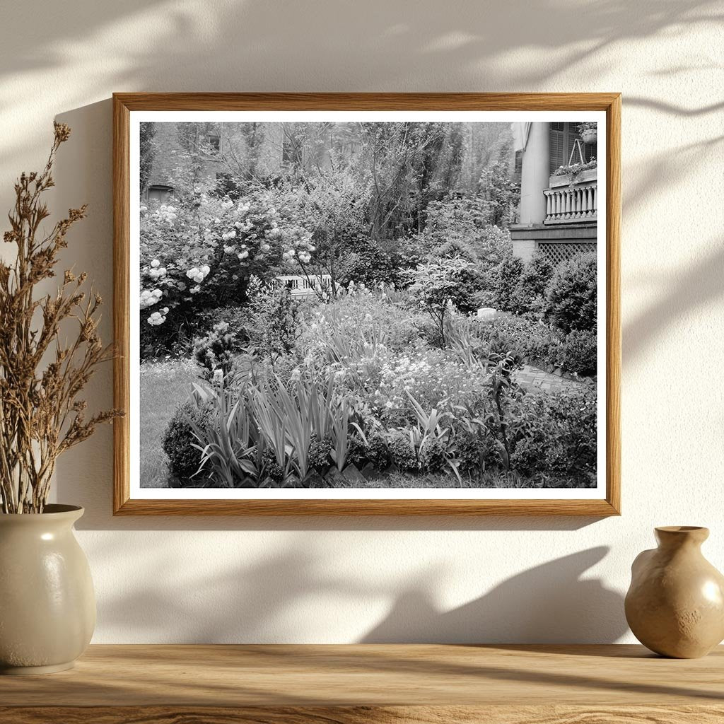 Richmond VA Garden Photo, Carnegie Survey, 20th Century