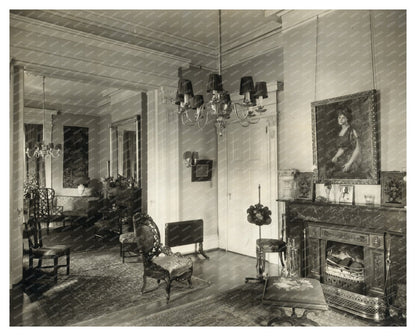 Richmond VA Residence Interior, Early 20th Century