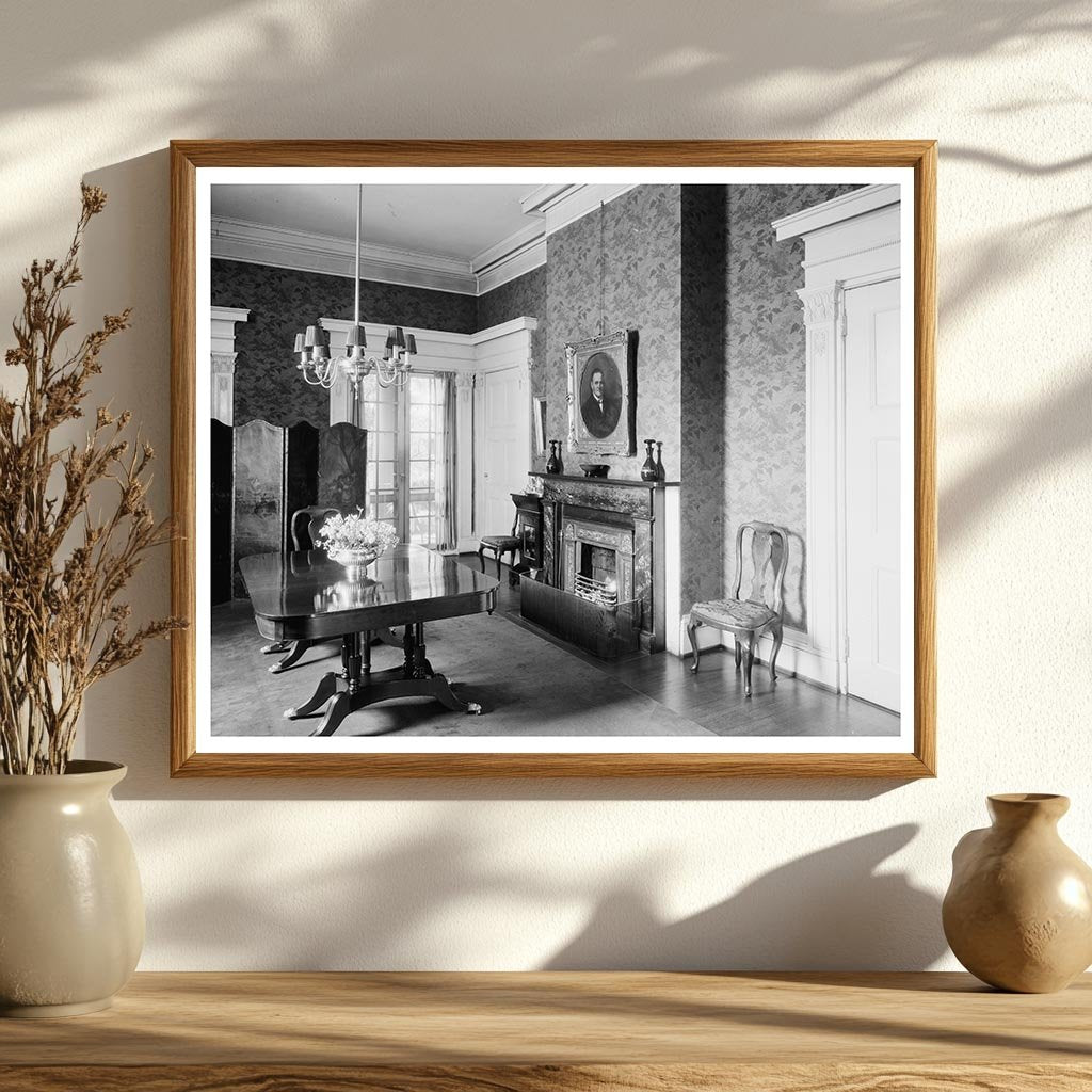 Richmond VA 1953: Historic Interior by Frances Benjamin John