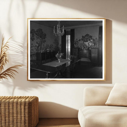 Vintage Interior Scene, Richmond VA, Early 20th Century