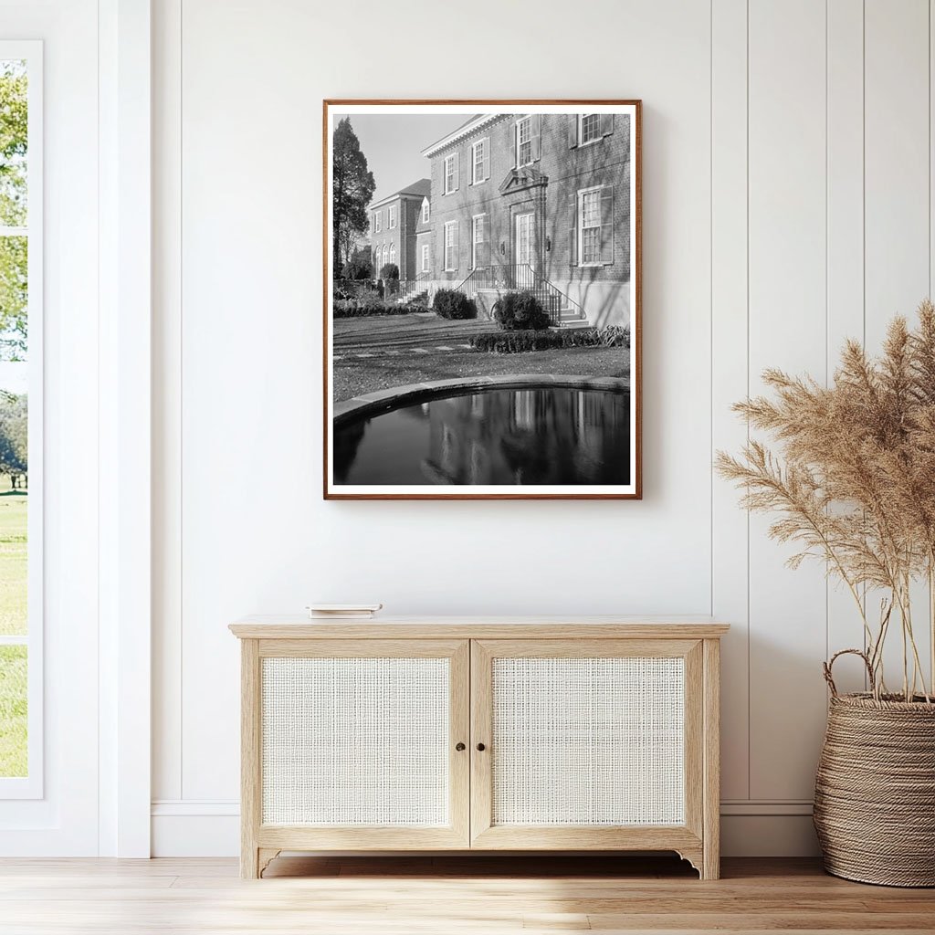 Richmond VA Mansion Photo from Carnegie Survey 20th Century