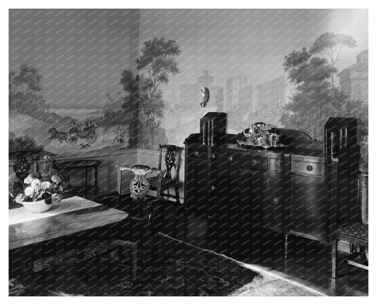 Vintage Dining Room, Richmond VA, Early 20th Century