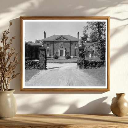 Vintage Mansion in Richmond, VA - 1953 Photo Record